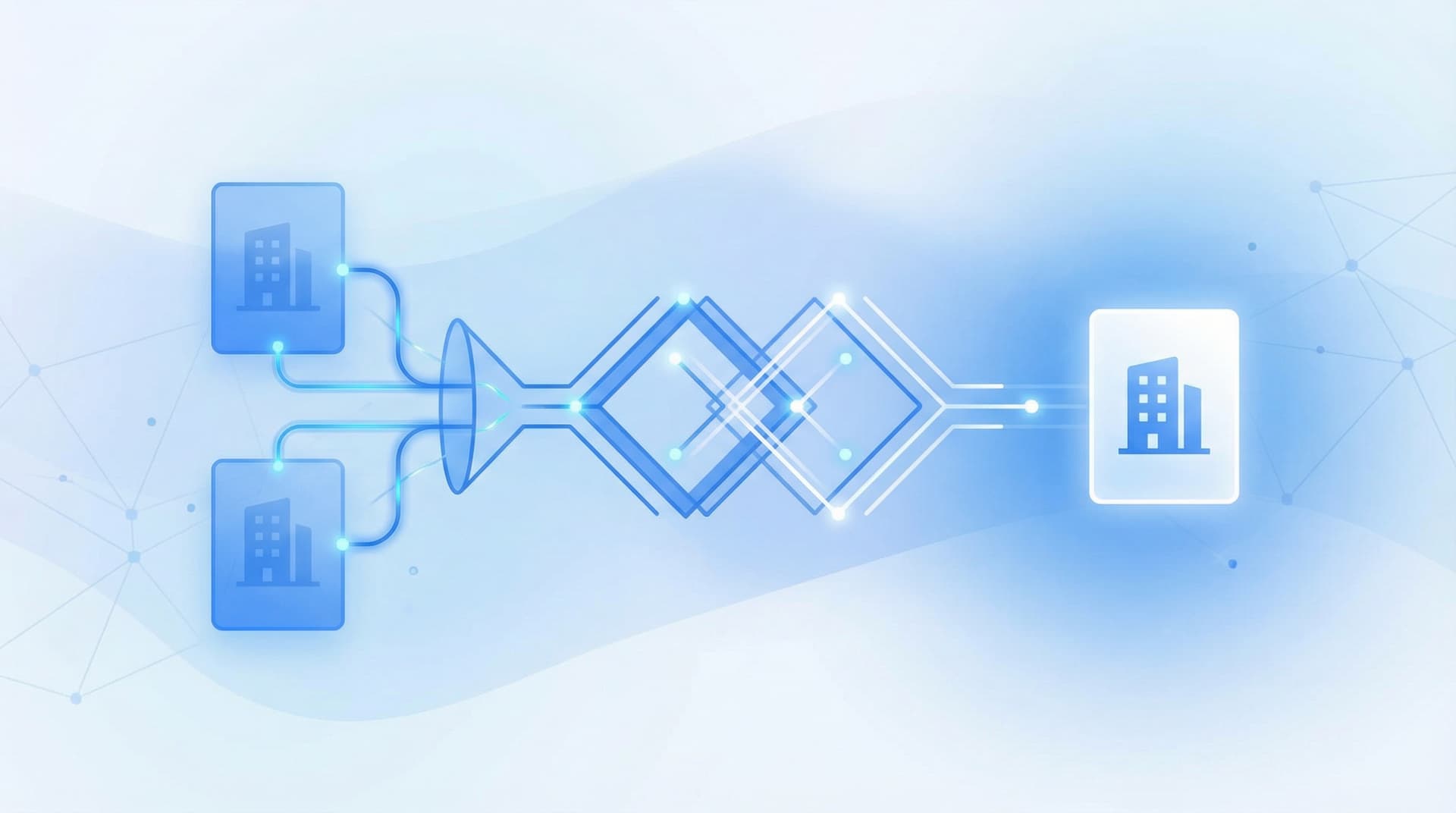 Address duplicates being identified and merged into a single clean record