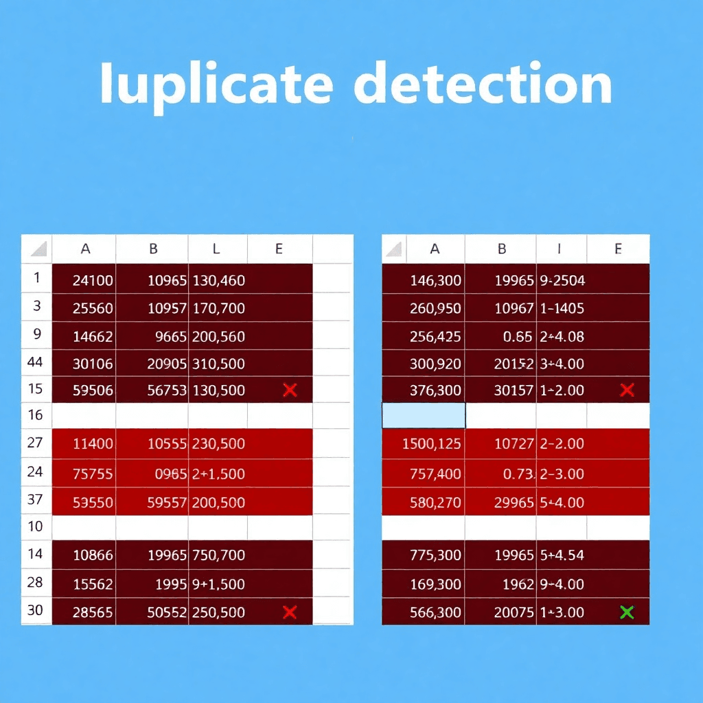 Comparaison entre le dédoublonnage dans Excel et avec un logiciel spécialisé
