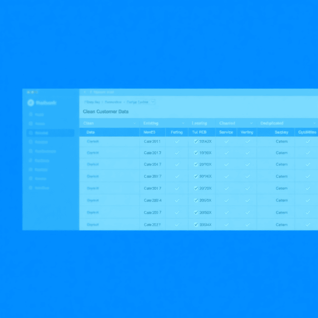 Proceso de limpieza de datos de clientes con registros corregidos y unificados